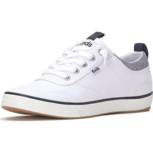 imageKeds Womens Center Iii Slip on Fashion SneakerWhiteNavy Canvas