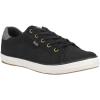 imageKeds Womens Center III Canvas Lace Up SneakersBlack Suede