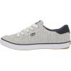 imageKeds Womens Center III Canvas Lace Up SneakersNavy Stripe
