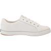 imageKeds Womens Center III Canvas Lace Up SneakersWhite Leather