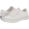 imageKeds Womens Center III Canvas Lace Up SneakersWhite Leather