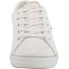 imageKeds Womens Center III Canvas Lace Up SneakersWhite Leather