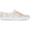 imageKeds Womens Champion Canvas Lace Up SneakerGold Glitter Wave Print
