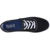 imageKeds Womens Champion Leather Lace Up SneakerBlackWhite