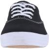 imageKeds Womens Champion Leather Lace Up SneakerBlackWhite