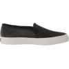 imageKeds Womens Double Decker Slip on SneakerBlack Emboss Leather