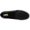 imageKeds Womens Double Decker Slip on SneakerBlack Emboss Leather