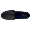 imageKeds Womens Double Decker Slip on SneakerBlack Leather