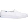 imageKeds Womens Double Decker Slip on SneakerWhite Canvas