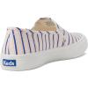 imageKeds Womens Double Decker Slip on SneakerWhiteBlue Stripe Canvas