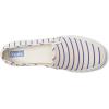 imageKeds Womens Double Decker Slip on SneakerWhiteBlue Stripe Canvas
