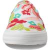 imageKeds Womens Double Decker Slip on SneakerWhiteCoral Tropical Print