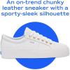 imageKeds Womens Jump Kick Duo Lace Up SneakerBrown Perf Suede