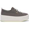 imageKeds Womens Skyler Lace Up SneakerCharcoal Heavy Twill