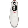 imageKeds Womens Skyler Lace Up SneakerWhite Heavy Twill