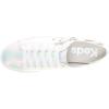 imageKeds Womens Triple Kick Canvas SneakerSnow WhiteIridescent Leather