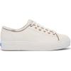 imageKeds Womens Triple Kick Leather SneakerWhiteRose Gold