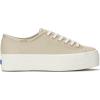 imageKeds Womens Triple Up Fashion SneakerOatmeal Leather