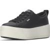 imageKeds Womens Skyler Lace Up Fashion SneakerBlack Leather