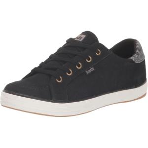 imageKeds Womens Center III Canvas Lace Up SneakersBlack Suede
