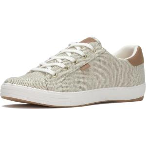 imageKeds Womens Center III Canvas Lace Up SneakersCream
