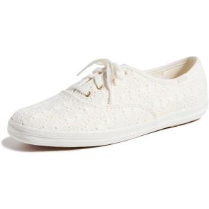 imageKeds Womens Champion Canvas Lace Up SneakerCrochet Cream