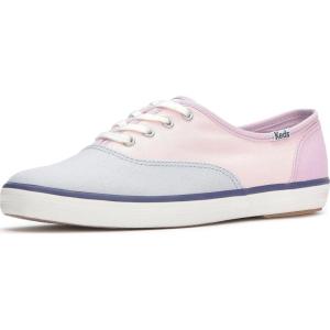 imageKeds Womens Champion Seasonal Fashion SneakerPinkBlueLilac Colorblock Canvas