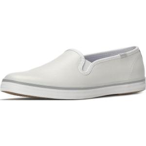 imageKeds Womens Champion Slip on Fashion SneakerSnow White Leather