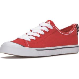 imageKeds Womens Cruise Slip on Fashion SneakerNeon Red Canvas