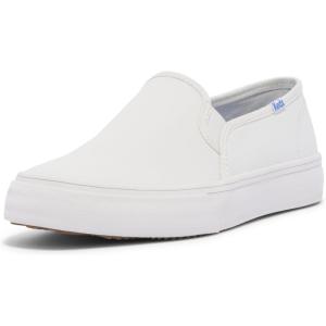 imageKeds Womens Double Decker Slip on SneakerWhite Leather