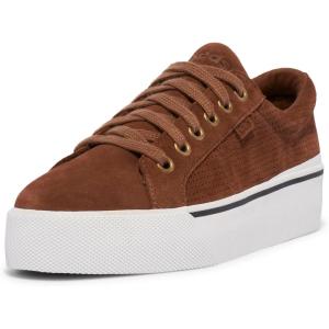 imageKeds Womens Jump Kick Duo Lace Up SneakerBrown Perf Suede