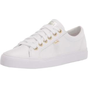 imageKeds Womens Jump Kick Lace Up SneakerWhite Gold