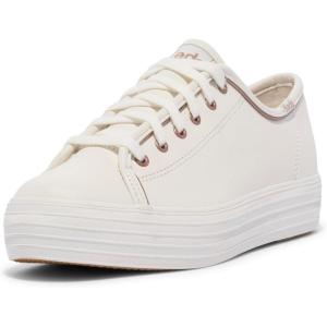 imageKeds Womens Triple Kick Leather SneakerWhiteRose Gold