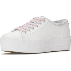 imageKeds Womens Triple Up Fashion SneakerWhitePinkBlue Leather