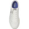 imageKeds Womens Park Lace Up Fashion SneakerSnow WhitePink Embroidery