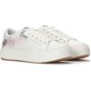 imageKeds Womens Park Lace Up Fashion SneakerSnow WhitePink Embroidery