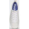 imageKeds Womens Cruise Lace Up Fashion SneakerWhitePink Leather