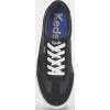 imageKeds Womens Jump Kick TToe Fashion SneakerBlack LeatherSuede