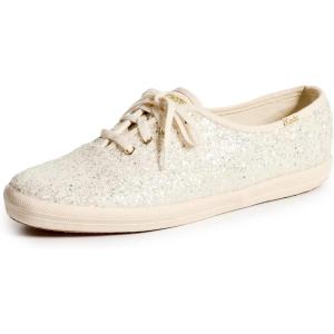 imageKeds Womens Champion Glitter Lace Up SneakerCream