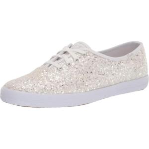 imageKeds Womens Champion Glitter Lace Up SneakerWhite
