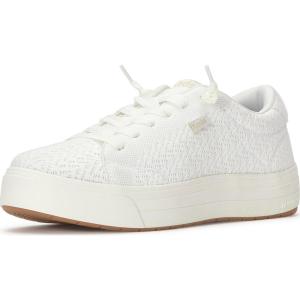 imageKeds Womens Park Slip on Fashion SneakerWhite Knit