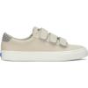 imageKeds Womens Jump Kick V Fashion SneakerOatmeal LeatherDalmata