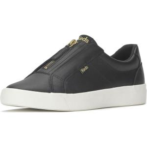 imageKeds Womens Pursuit Zip Fashion SneakerBlack Leather