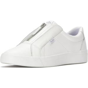 imageKeds Womens Pursuit Zip Fashion SneakerWhite Leather