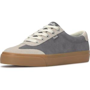 imageKeds Womens Jump Kick TToe Fashion SneakerGreyEgret Suede