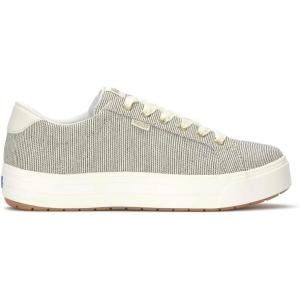imageKeds Womens Park Lace Up SneakersSnow WhiteOatmeal Seed Stripe