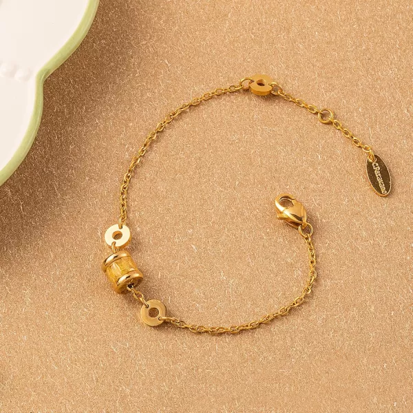 C.Paravano Bracelet for Women | 18k Gold Jewelry for Women | Gold Bracelets for Women | Charm Bracelets | Bracelets for Best Friends | Adjustable Bracelets | Boho Bracelets