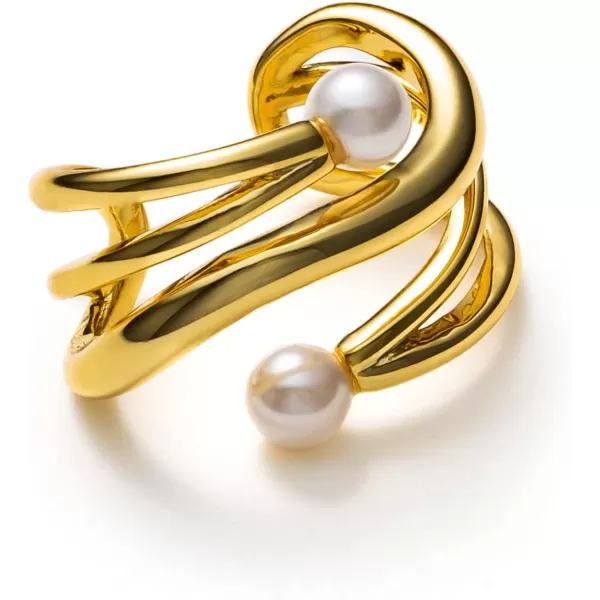 C.Paravano Ear Cuffs for Women | Gold Cuff Earrings | Earring cuffs for women sterling silver | Earring Cuffs for Women Non Pierced
