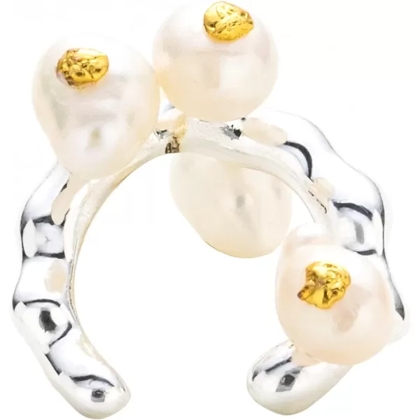 C.Paravano Ear Cuffs for Women | Gold Cuff Earrings | Earring cuffs for women sterling silver | Earring Cuffs for Women Non Pierced