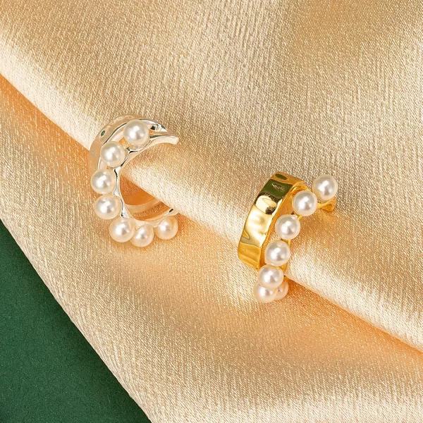 C.Paravano Ear Cuffs for Women | Gold Cuff Earrings | Earring cuffs for women sterling silver | Earring Cuffs for Women Non Pierced